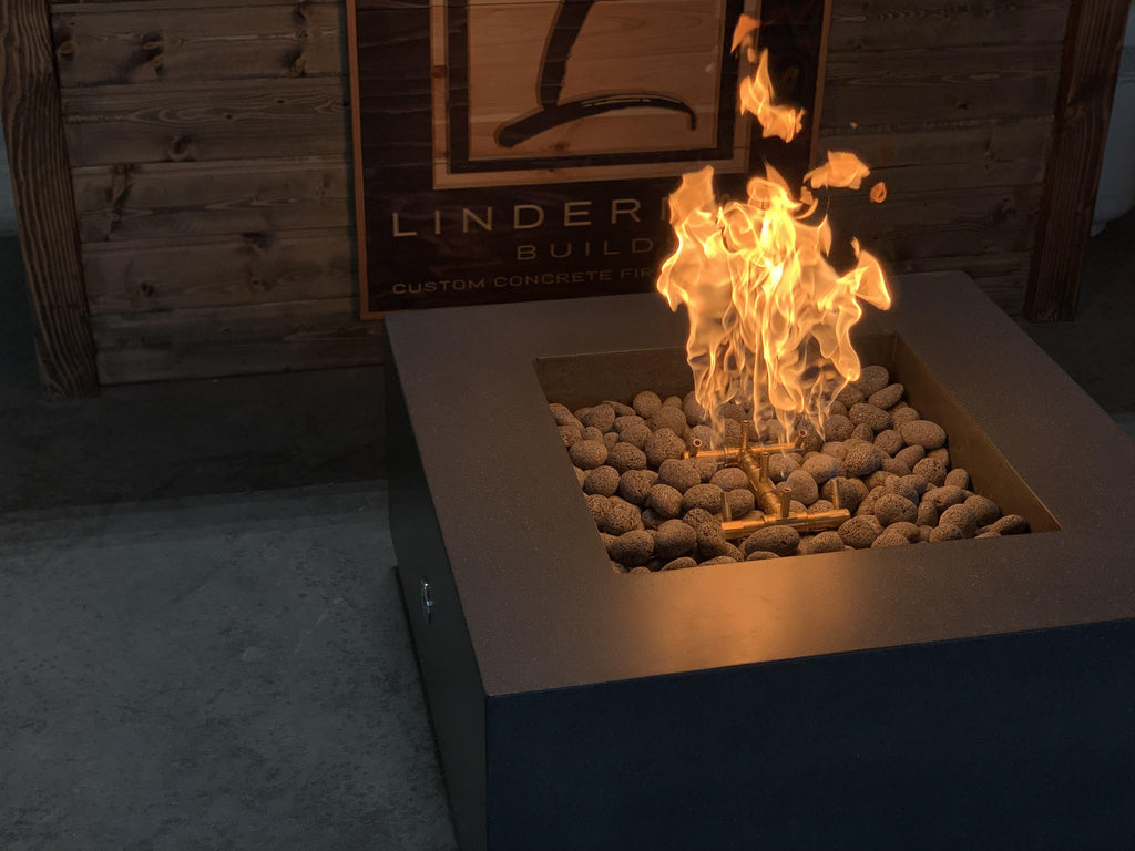 The Lakeside Concrete Fire Feature - Linderman Builds