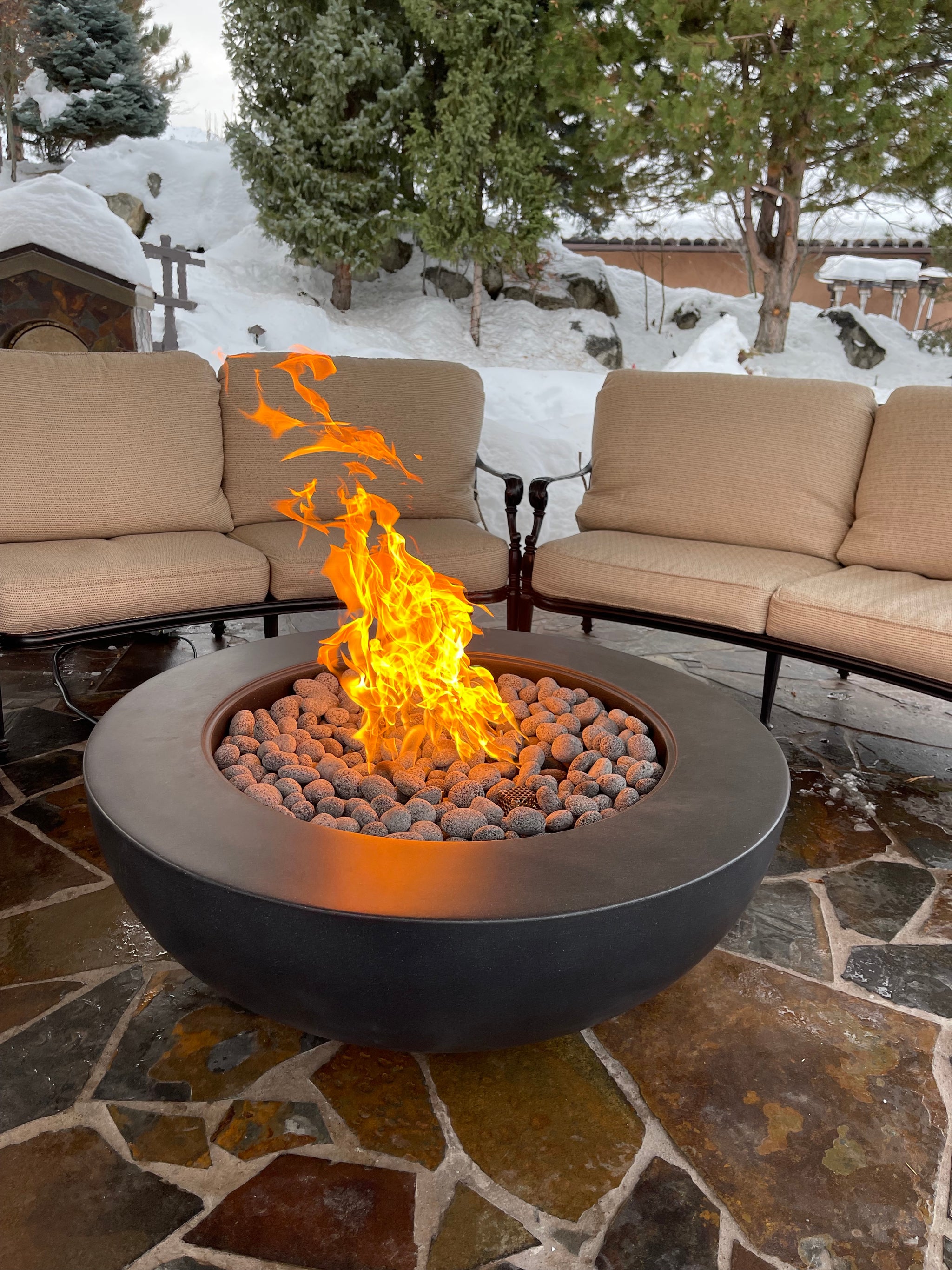 The South Shore - Gas Fire Pit – Linderman Builds