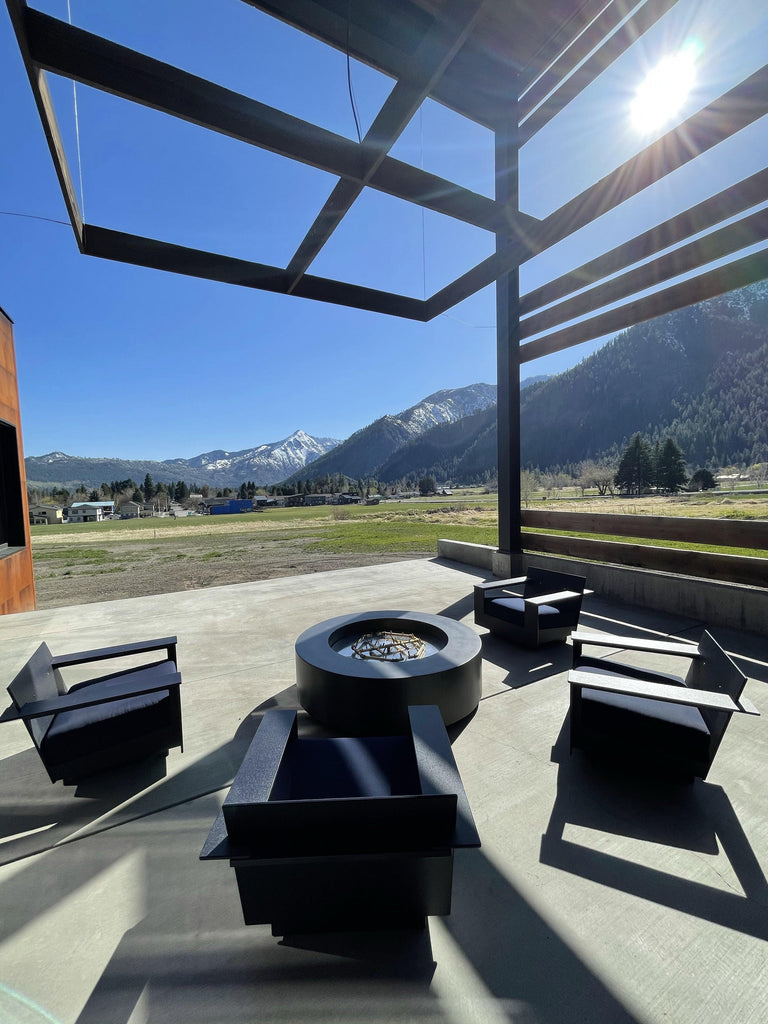 The Hawks Ridge Concrete Fire Feature - Linderman Builds