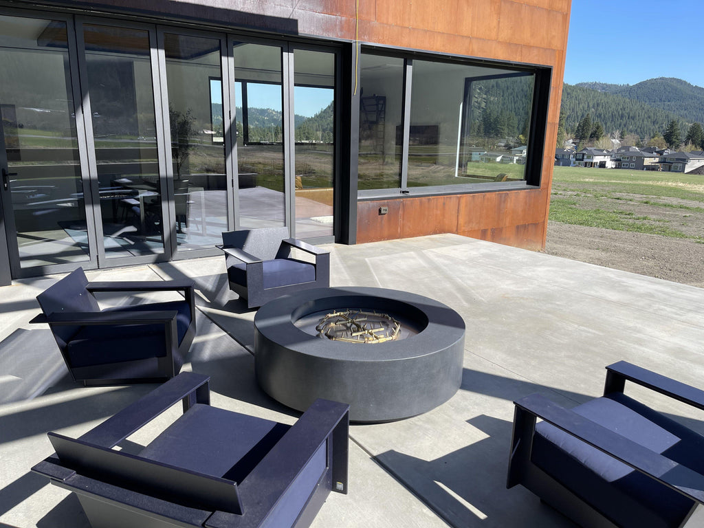 The Hawks Ridge Concrete Fire Feature - Linderman Builds